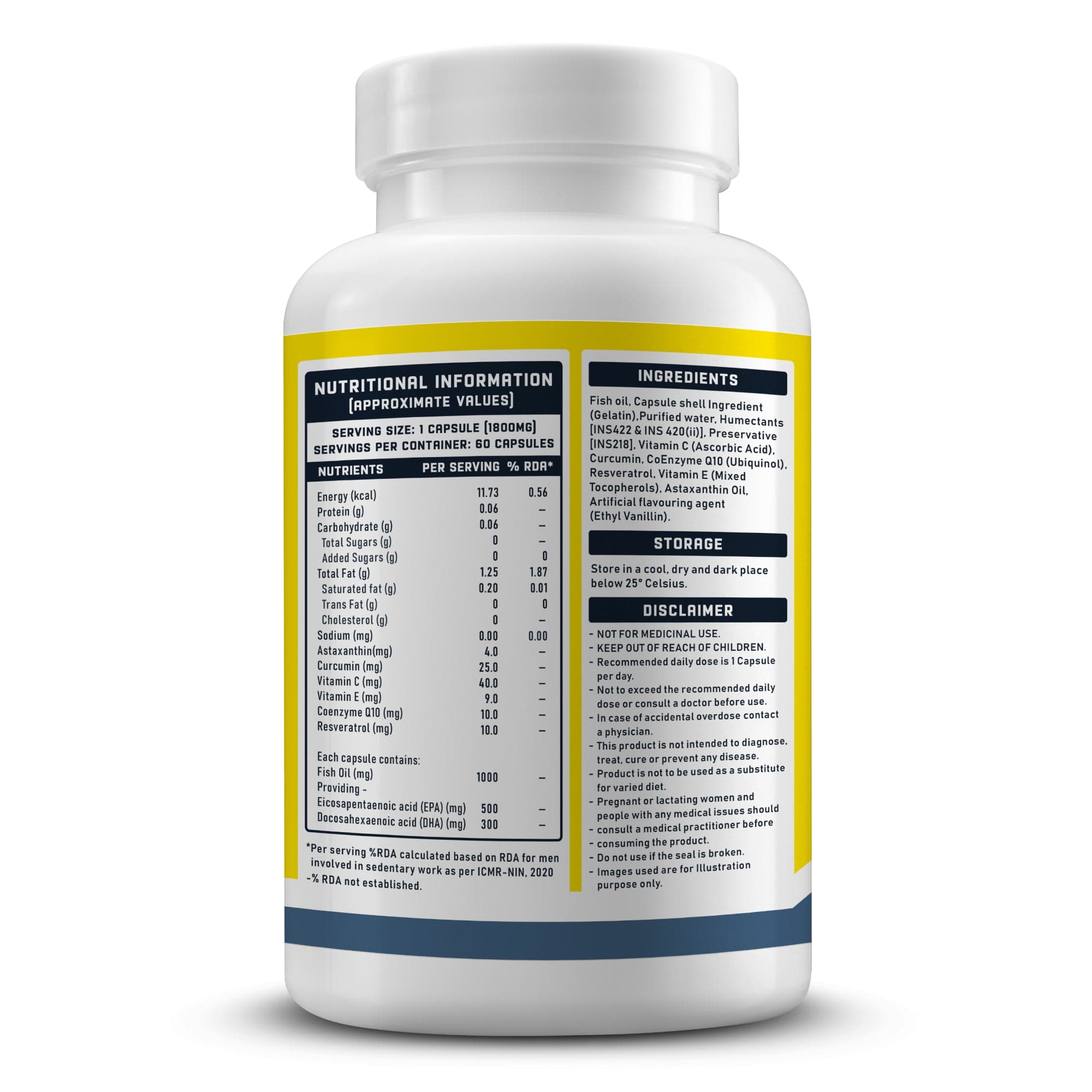 YouWeFit Omega-3 Alpha Recovery Capsules