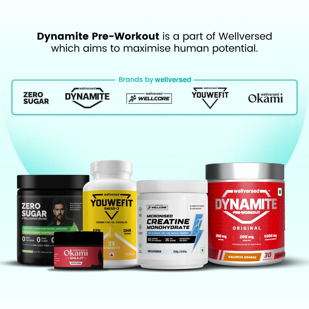 Dynamite Pre-Workout | Valencia Orange - (210g, 15 Servings)