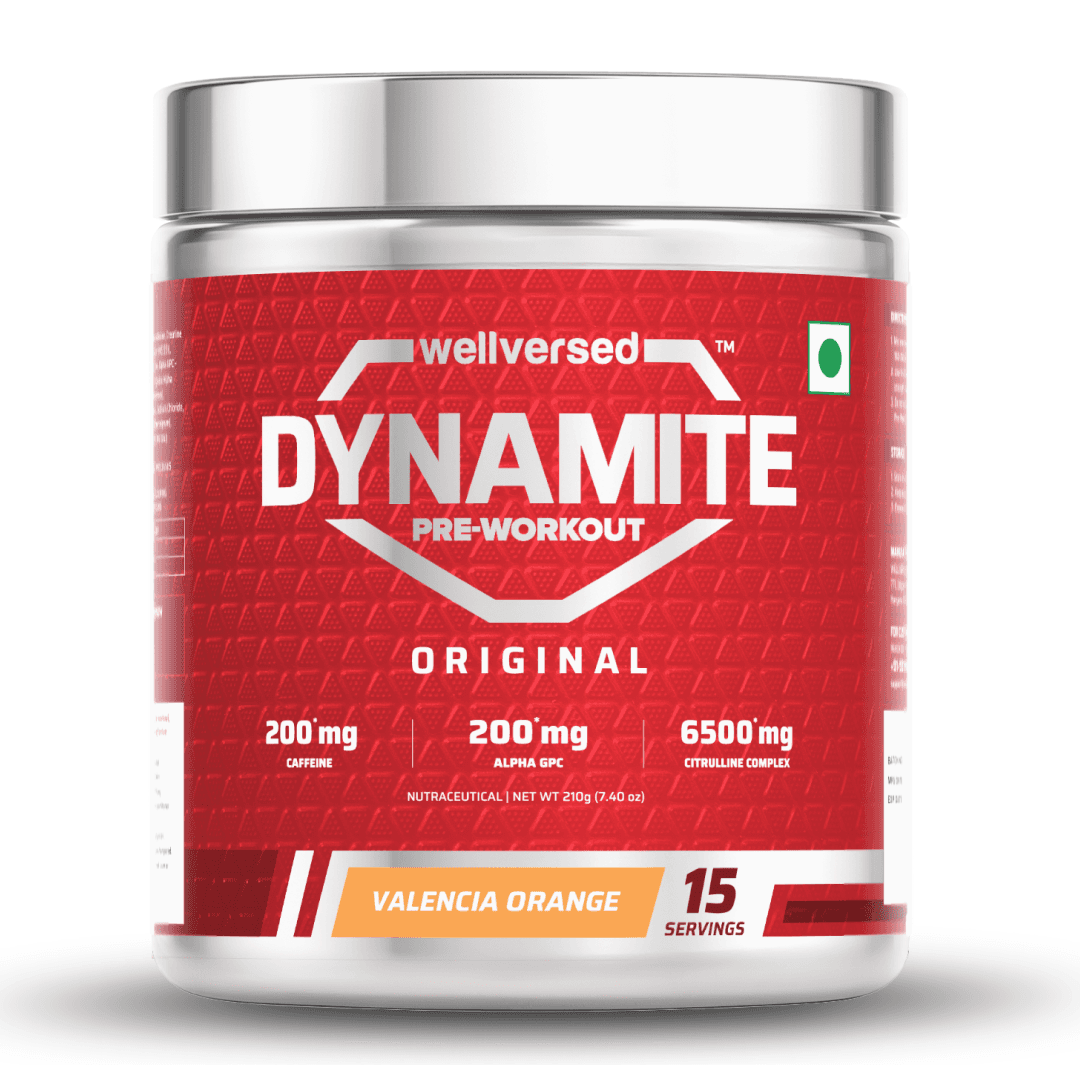 Dynamite Pre-Workout | Valencia Orange - (210g, 15 Servings)